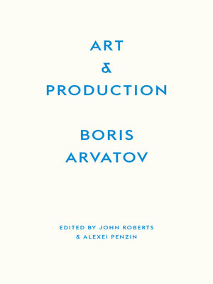 cover image of Art and Production